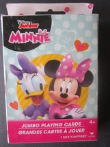 Disney Junior Minnie Mouse Bowtique Jumbo Playing Cards NIB Cardinal NEW SEALED - £3.85 GBP