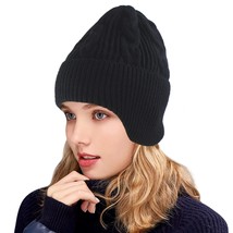 Womens Winter Beanie Hat Slouchy Knit Hats Soft Warm Ski Skull Cap With ... - £26.78 GBP