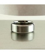 Silver Ring Stainless Steel Sizes 6 10 11 12 &amp; 13 Unisex Fashion Jewelry - €10,48 EUR