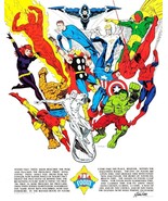 Marvel 1973 FOOM (Friends Of Old Marvel) 22 X 28 Fan Club Reproduction P... - £35.97 GBP