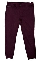Maurices Women Size XL (Measure 35x27) Purple Skinny Stretch Pants - £6.79 GBP