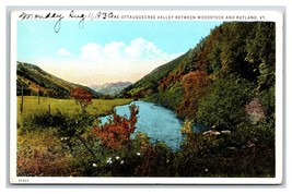 Ottauquechee Valley And Green Mountains Woodstock Vermont VT UNP WB Postcard U2 - £2.25 GBP