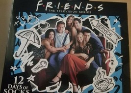 Friends Show 12 Days of Socks ADVENT CALENDER NEW  BOX Adult  SZ 6-12 FR... - £15.56 GBP