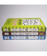 Lot of 3 Diary of a Wimpy Kid #6 7 8 HC Books Jeff Kinney - £10.31 GBP
