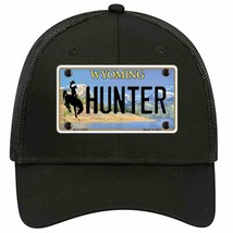 Hunter Wyoming Novelty Black Mesh License Plate Hat - $28.99