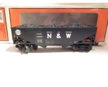 LIONEL TRAINS - 82411 NORFOLK &amp; WESTERN HOPPER CAR D/C TRUCKS- 0/027-NEW... - $60.40