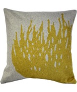 Kukamuka Hay Yellow Throw Pillow 19x19, with Polyfill Insert - £55.91 GBP