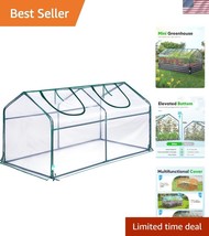 Durable Indoor/Outdoor Greenhouse - Elevated Bottom with High Light Tran... - $1,064.87 MXN