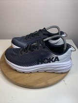 Hoka One One Rincon 3 Women&#39;s Size 8.5 D Running Shoes Black White Sneakers - £54.66 GBP