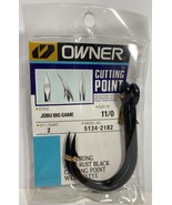 Owner Jobu Big Game Fishing Hooks Cutting Point 12/0 2 Pack - £15.63 GBP