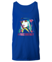 Britney TankTop Free Britney Silhouette Color Royal-U-TT  - £15.69 GBP