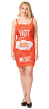 Taco Bell Sauce Packet Dress Hot Costume, Size M-L Orange - £94.35 GBP