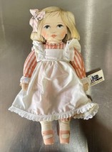 Vintage Doll by The Toy Works Art - Valerie Leonard - 1984 Plush With Tag - $29.99