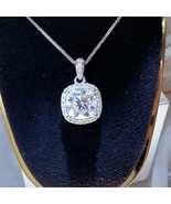 5 Carat Moissanite 925 Sterling Silver Necklace - $4,030.51 MXN