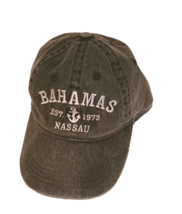 Bahamas EST 1973 NASSAU Gray Adjustable Strapback Baseball Cap/Hat - $186.46 MXN