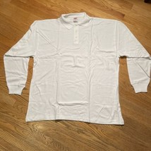 White Long Sleeve Polo Sz 4XL All Nations Are One ANAO NWOT - $14.84