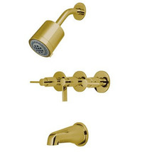 Kingston Brass  KBX8132NDL Nuvo Fusion Tub and Shower Faucet , Polished ... - $145.00