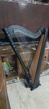 Premium NEW 34 STRINGS ROUND SHAPE LEVER HARP VAT Free Saved Home Delivery - £2,036.99 GBP