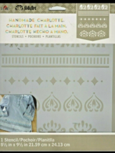 FolkArt Handmade Charlotte Stencil 8.5" X 9.5" Alibaba 028995309465 - $14.73