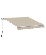 Outsunny 13&#39;x8&#39; Retractable Patio Awning - UV/Water-Resistant Sunshade - $5,649.44 MXN