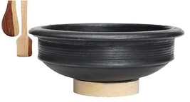 Deep Burned Uncoated Clay Pot/Mud/Mitti Handi For Cooking And Serving 1 ... - £44.30 GBP+