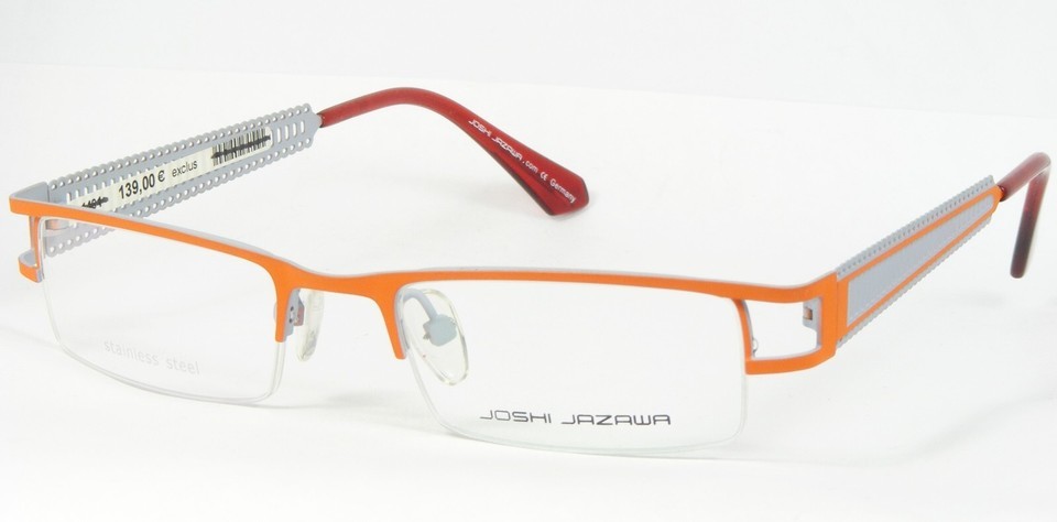 JOSHI JAZAWA 135 9 MATT ORANGE EYEGLASSES GLASSES FRAME 46-17-135mm Germany - $98.05