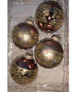 New Jaclyn Smith Glitter Christmas Ornaments - £11.75 GBP