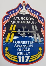 100 NASA  STS 117 Sturckow Archambault Forrester Swanson Olvia Reilly Decal  - £11.95 GBP