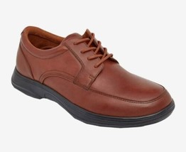 Anodyne Mens Shoes Diabetic Casual Oxford extra wide 7.5 brown NIB - $71.27
