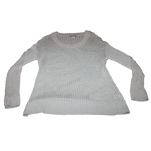 Womans Knit Pullover Sweater Size 8 Loose knit Fall Light Coldwater Creek  - $22.65