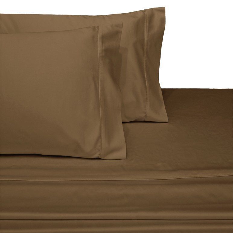 T-300 4 Piece King Size Sheet Set-Color Chocolate