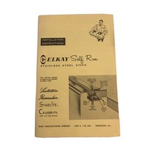 Elkay Stainless Steel Sinks Vindage 1965 Promotional Advertisement  - $107.30 MXN