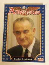 Lyndon B Johnson Americana Trading Card Starline #85 - £1.56 GBP