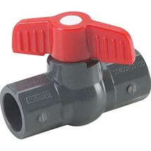 Homewerks VBV-P80-E3B Ball Valve, PVC Schedule 80, x Solvent, 1/2-Inch, ... - $7.90