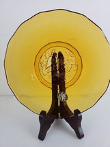 Tiara Exclusive &quot;12 days of Christmas&quot; amber plates NOS - £3.98 GBP
