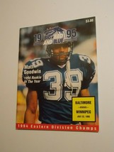 1995 Baltimore Stallions vs Winnipeg Blue Bombers CFL Football Program - $12.99
