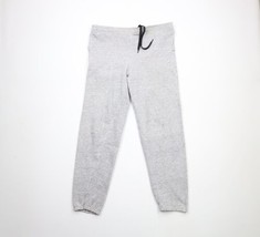 Vtg 70s Streetwear Mens Medium Distressed Blank Triblend Sweatpants Joggers USA - £54.14 GBP