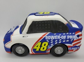 Ertl Little Racer #48 Jimmie Johnson Lowe&#39;s Power of Pride RARE Push&amp;Go Car - £15.50 GBP