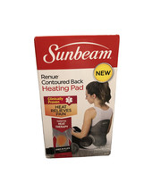 Sunbeam Renue Contoured Back Heating Pad ( 4 Heating Settings ) - £23.97 GBP