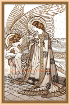 Mary, Jesus, and Angel –8.5x11&quot; Print - £9.64 GBP+