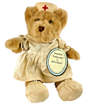 Jerry Elsner Nurse Sparkle Teddy Bear Heartfelt Treasures 10&quot; Movable Jo... - £18.93 GBP