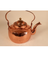 Antique Mid 19th Century Handmade Copper Teapot, Beautiful Form,Ex Cond. - £43.11 GBP