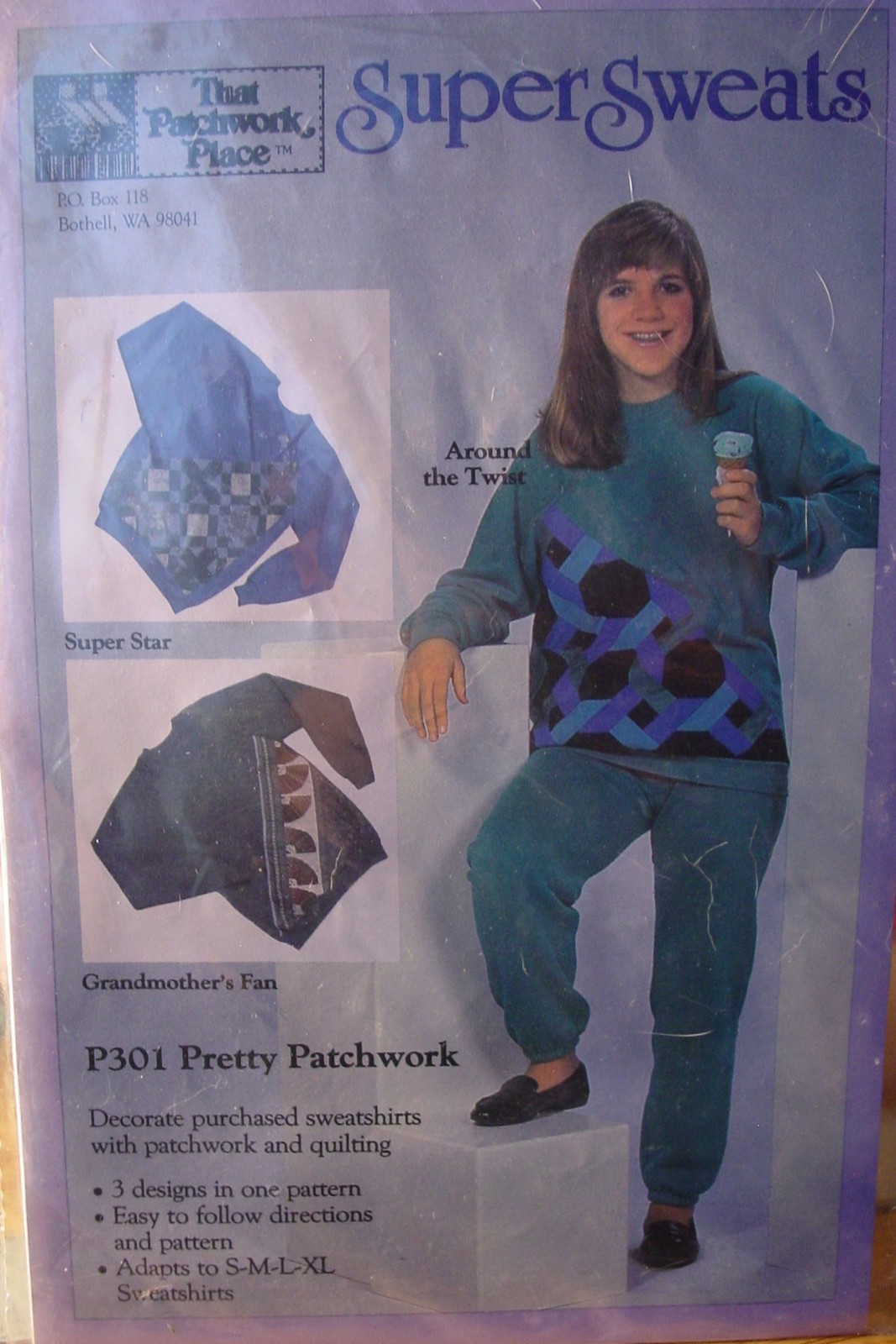 Pattern Designs for Purchased Sweatshirts Used Uncut - $1.99