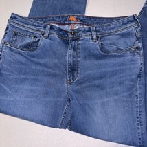 Tommy Bahama Light Wash Straight Leg Denim Blue Jeans Mens 38 x 30 - £18.08 GBP