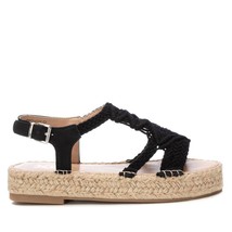 Xti women&#39;s flat sandals in BLACK - £44.79 GBP