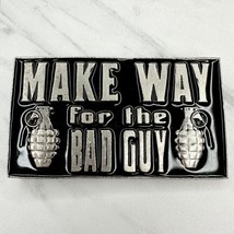 Mobtown 2005 Make Way for the Bad Guy Scarface Grenade Large Belt Buckle - $19.79