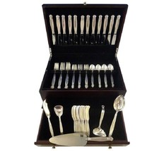 Copenhagen by Manchester Sterling Silver Flatware Service For 12 Set 65 Pieces - £2,313.36 GBP