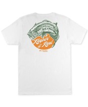Columbia Mens Performance Fishing Gear Reel Short Sleeve T-shirt, Small, White - £27.71 GBP