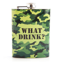 Stainless Steel Metal Flask 350mL - Camo - £17.11 GBP