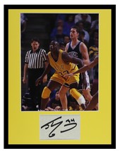 Shaquille O&#39;Neal Signed Framed 11x14 Photo Display LSU vs Christian Laettner - £160.76 GBP